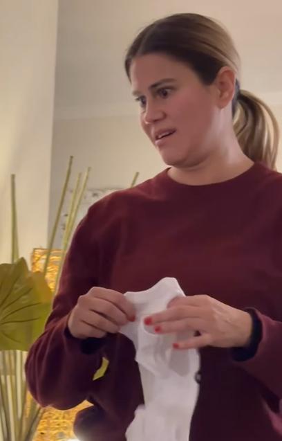 Guadalupe Fernández rompió en llanto al enterarse del embarazo de Daniela Castillo.