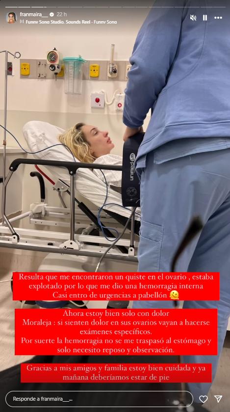 Historia de Fran Maira desde urgencias.