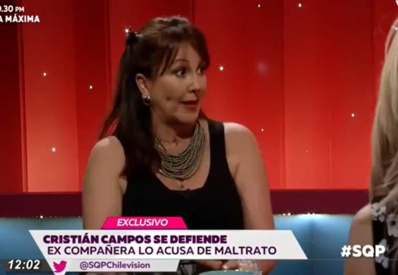 Soledad Pérez dejó al descubierto varias actitudes de Cristián Campos cuando compartieron escena.