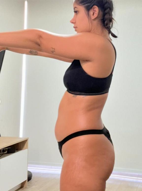 Nathalie Vera mostró su físico antes de realizarse su cirugía plástica.