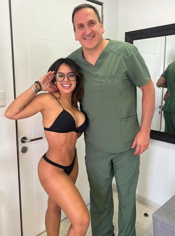 Así luce hoy Nathalie Vera tras someterse a lipoescultura y aumento mamario.