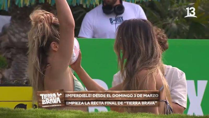 Chama da un tortazo a Gabieli en Tierra Brava