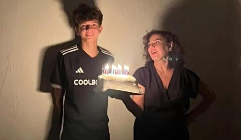 Hijo de Berta Lasala y Daniel Alcaíno cumplió 15 años