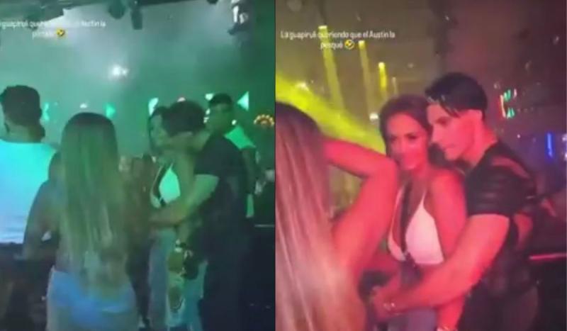 Pamela Díaz con el modelo argentino Facundo González