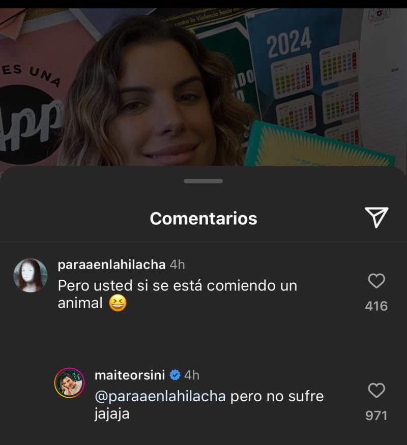 Maite Orsini - Instagram