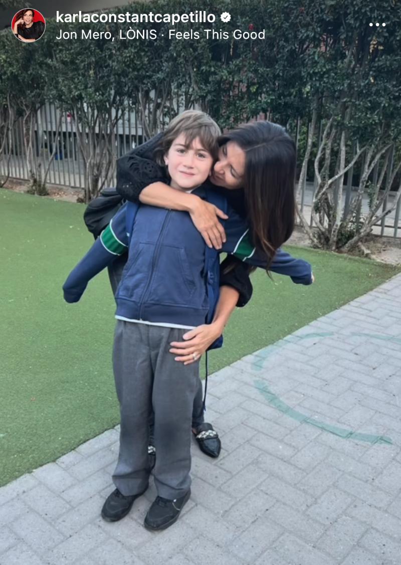 Karla Constant y su hijo Rocco - Instagram