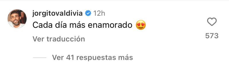 Jorge Valdivia reacciona a publicación de Maite Orsini en redes sociales
