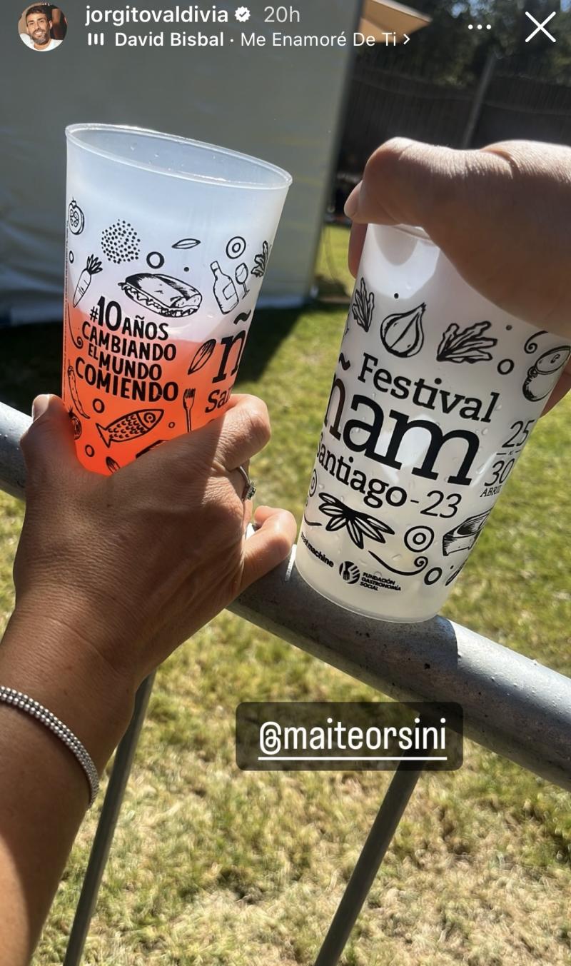Jorge Valdivia y Maite Orsini - Instagram