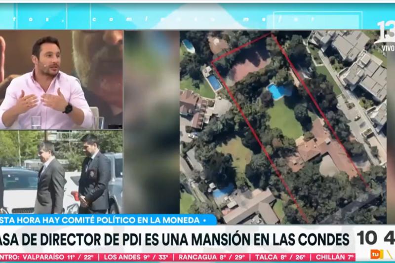 La casa de Sergio Muñoz, exdirector de PDI
