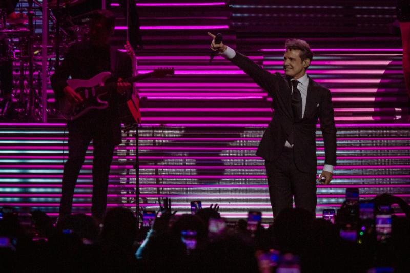 Luis Miguel en Chile - Créditos Agencia Uno