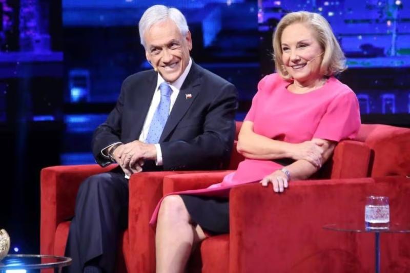Sebastián Piñera y Cecilia Morel