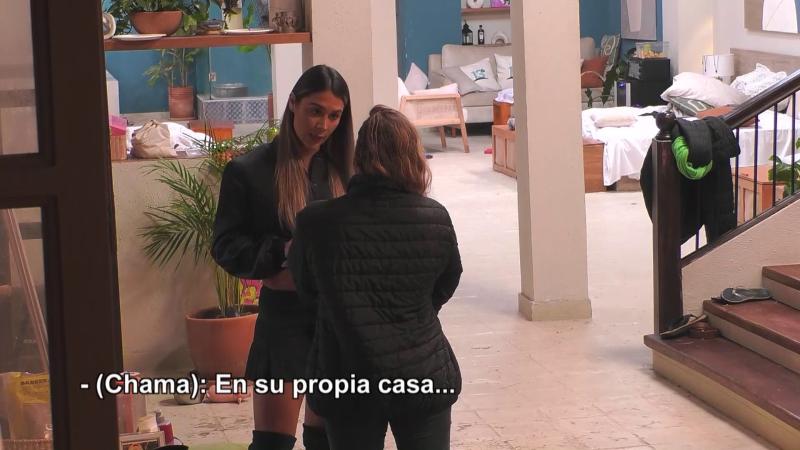 Chama y Gabrieli pelearon ayer, cuando Chama contó la verdad a Dani Castro en Tierra Brava