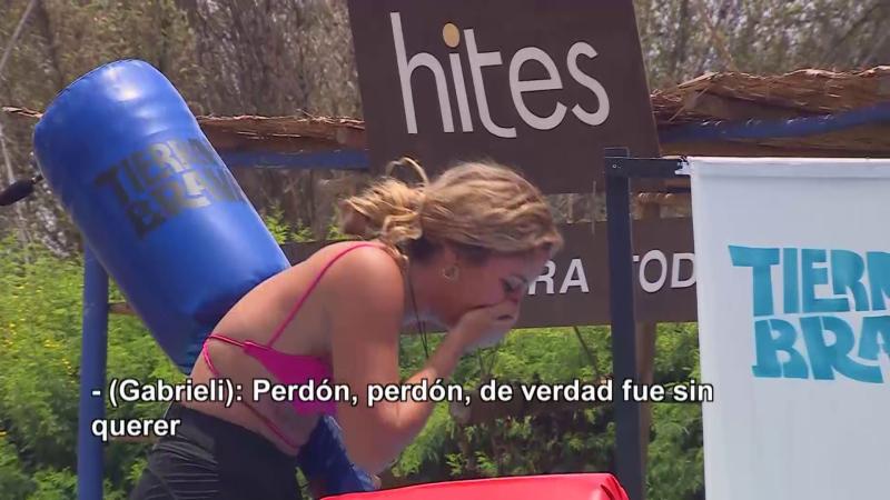 Daniela Castro fue herida por Gabrieli en Tierra Brava