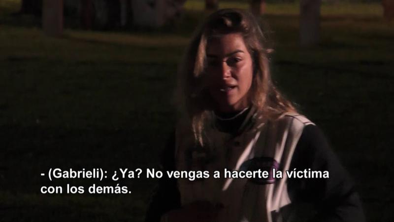 Gabrieli le encara a Fabio Agostini su cobardía en Tierra Brava