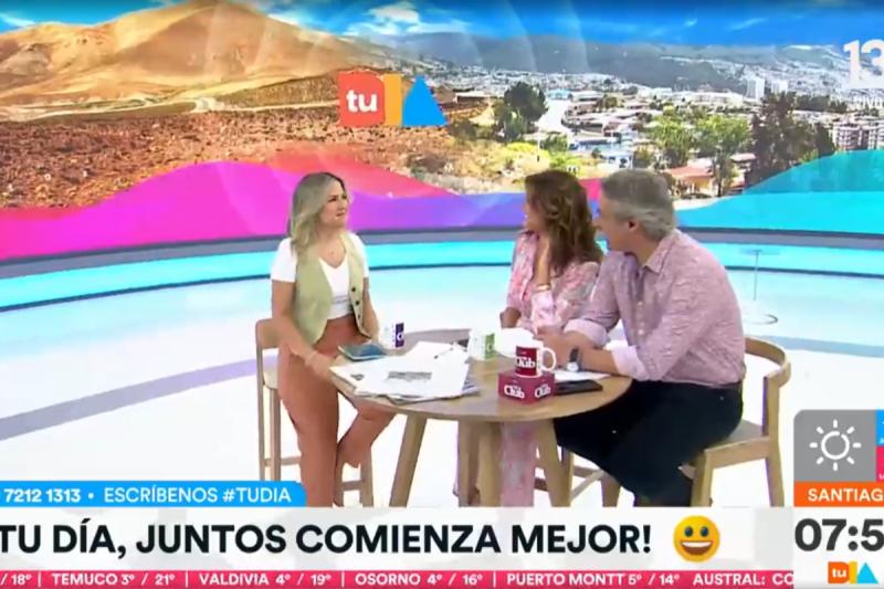 Michelle Adam en "Tu Día"