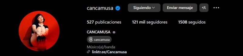 Seguidores de Cancamusa antes de Viña 2024