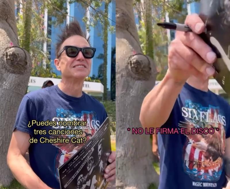 Bajista de Blink-182 descubrió a revendedor con una simple pregunta