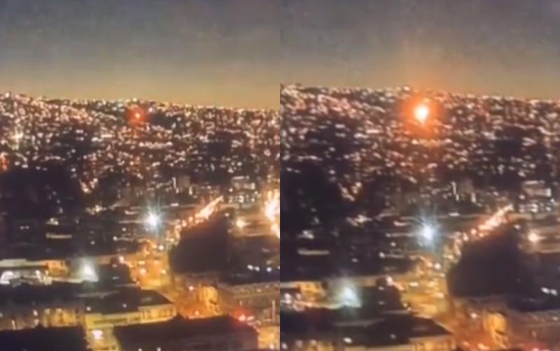 Una bengala habría originado incendio en Valparaíso - Captura