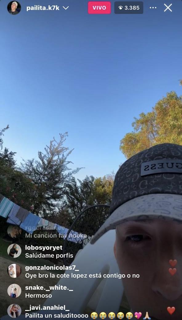 Coté López es vinculada con Pailita - Instagram