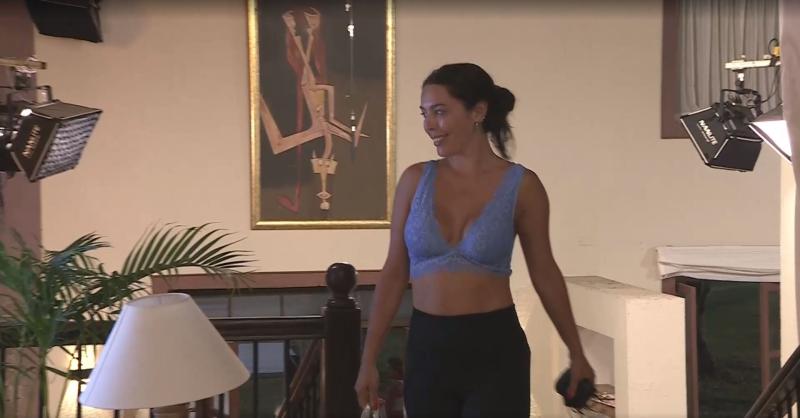 Daniela Aránguiz se ríe después de discutir con Gabrieli