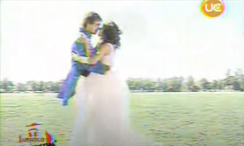 Denise Rosenthal y Felipe Rojas en el videoclip de Princesa de Amango