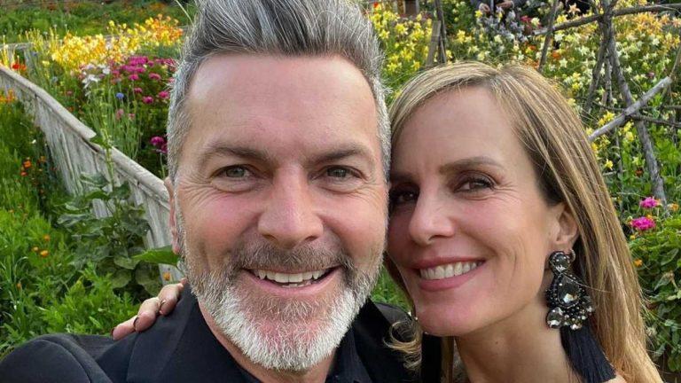 Cristian Sánchez junto a Diana Bolocco.