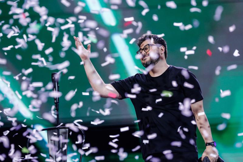 Luis Slimming en su show en Viña | Agencia UNO