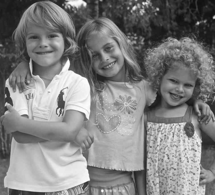 Así lucen los tres hijos adoptivos de Felipe Viel