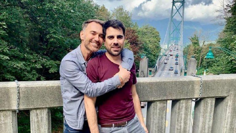 Jordi Castell junto a su ex esposo, Juan Pablo Montt.