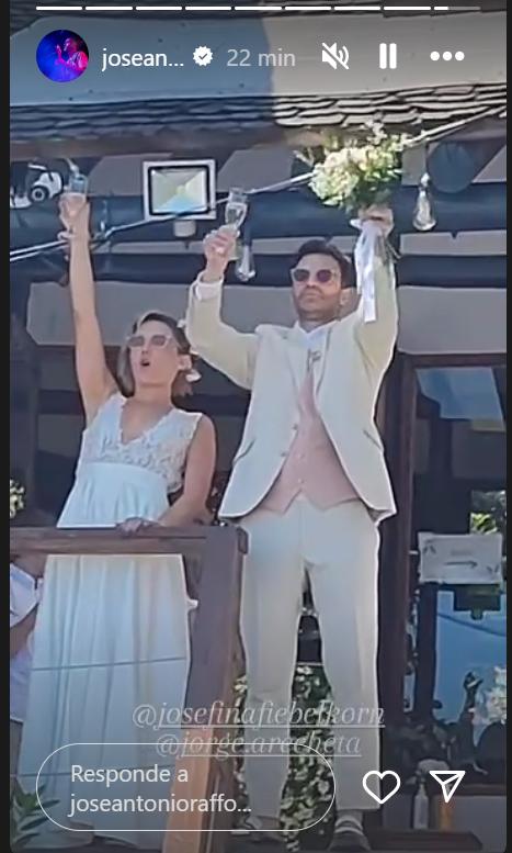 Matrimonio Jorge Arecheta y Josefina Fiebelkorn