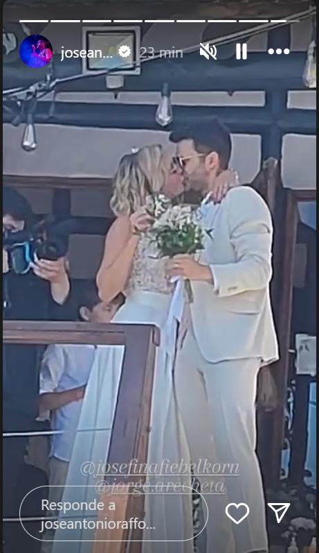 Matrimonio Jorge Arecheta y Josefina Fiebelkorn