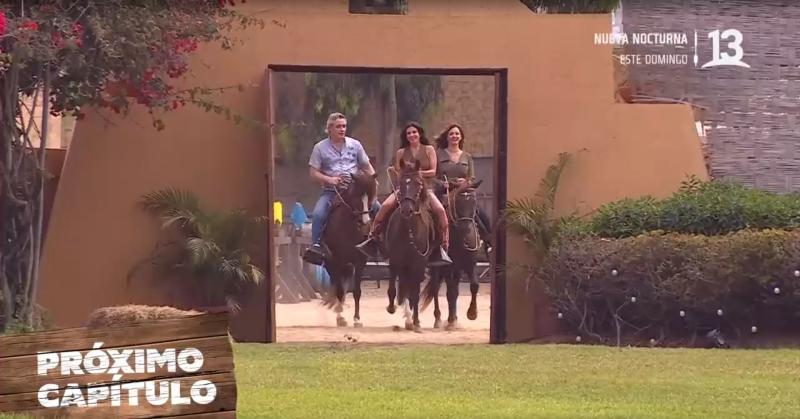 José Luis Repenning y Priscilla Vargas llegan junto a Karla Constant