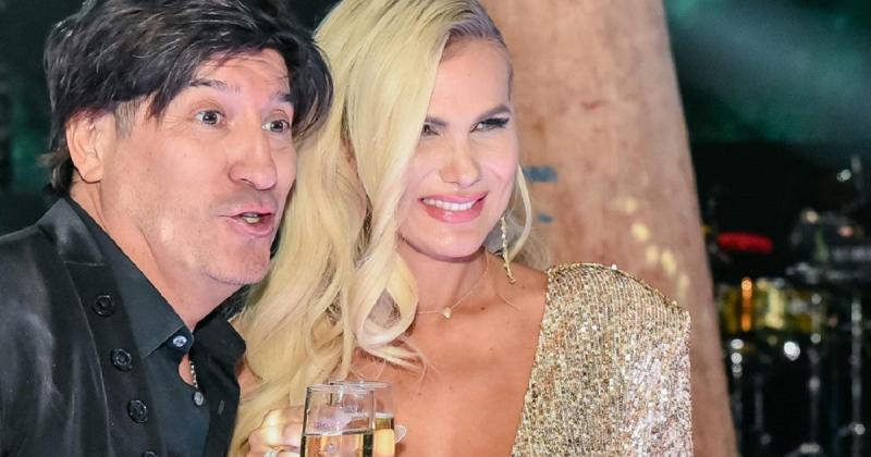 Iván Zamorano junto a María Alberó.
