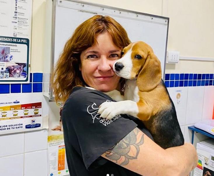 La actriz Pamela Villaba, ahora es veterinaria | Instagram