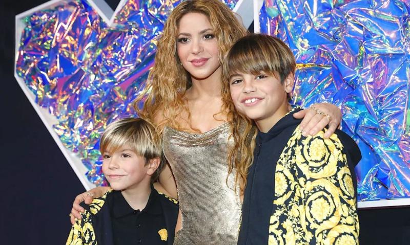 Shakira y sus hijos