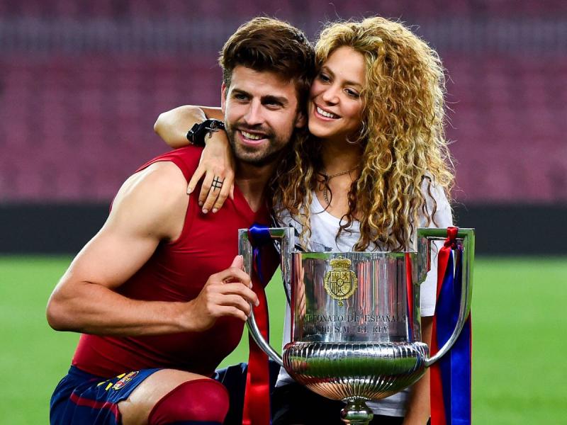 Shakira junto a Piqué