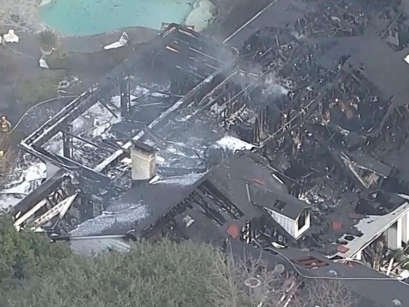 Así quedó la mansión de Cara Delevingne