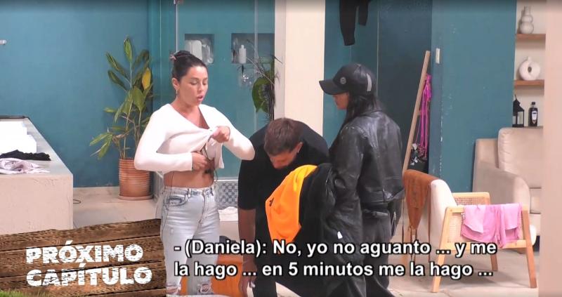 Daniela Aránguiz furiosa