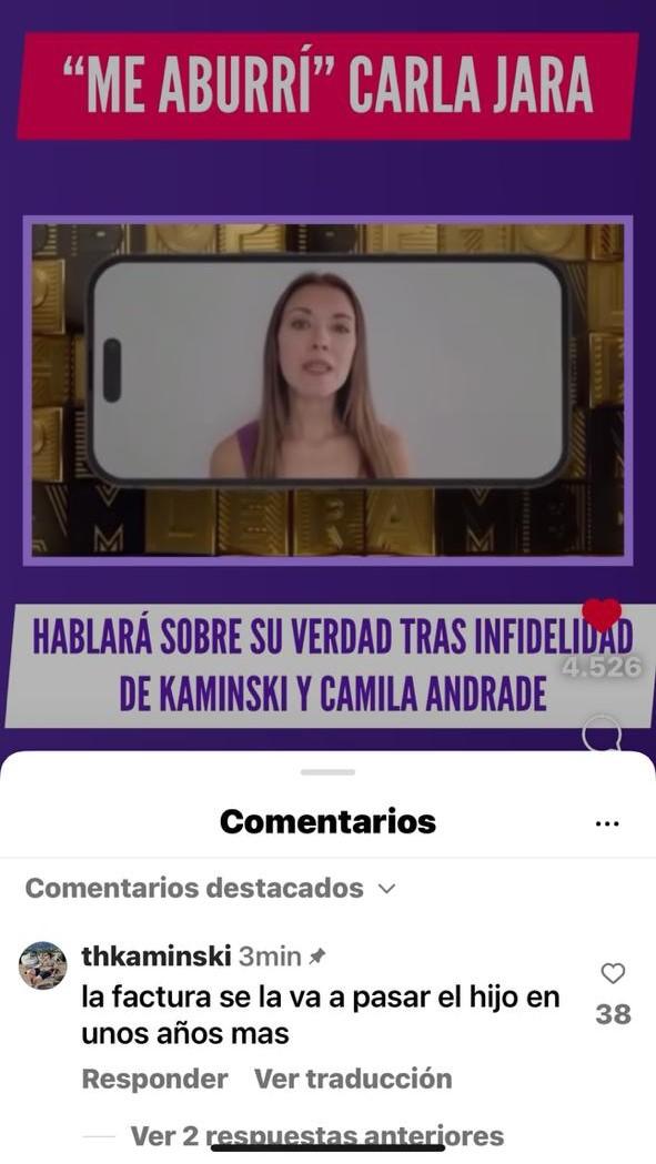 Hermano de Francisco Kaminski arremetió contra Carla Jara.