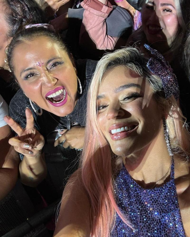 Pamela Leiva y Karol G - Instagram @Pameleiva