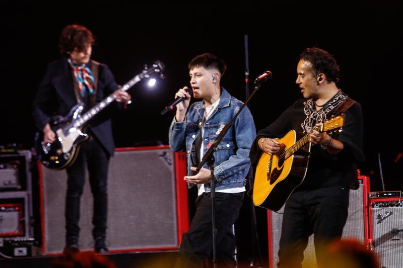 Los Bunkers junto a Kidd Voodoo - Créditos: Agencia Uno