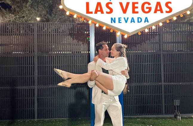 Kika Silva y Gonzalo Valenzuela se casaron en Las Vegas y su plan era formalizarlo este año en Chile.