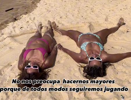 Alejandra Fosalba y Katyna Huberman se mostraron de lo más felices en Búzios.