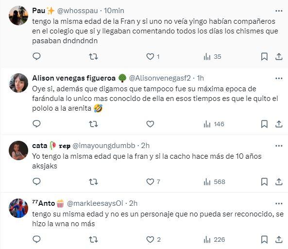 Usuarios de X critican a Fran Maira por dichos en Ganar o Servir