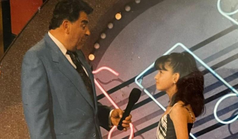 Paloma Soto y Mario Kreutzberger en "Sábados Gigantes"