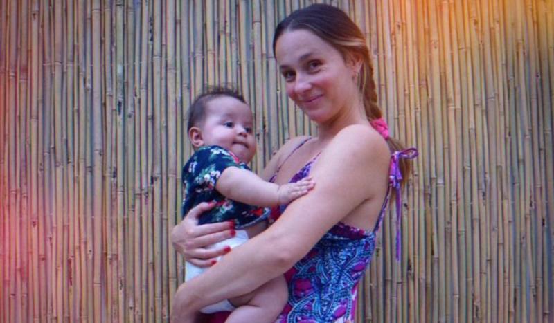 Eileen Aguilar junto a su hijo recién nacido | Instagram