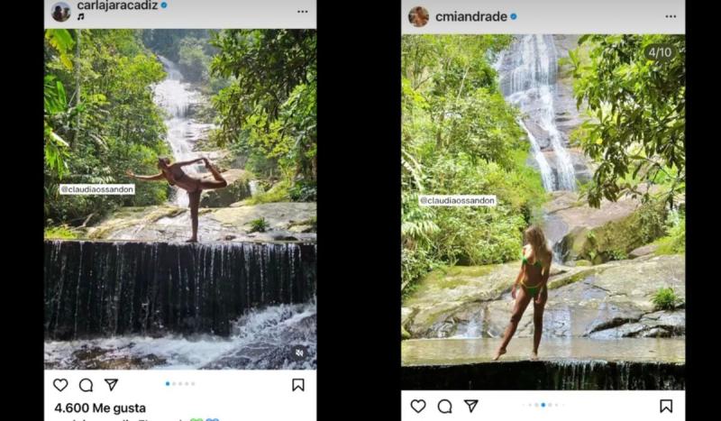 Carla Jara y Camila Andrade - Archivo Claudia Ossandón