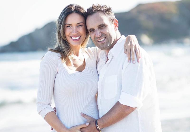 Vanesa Borghi junto a su pareja Carlos Garcés.