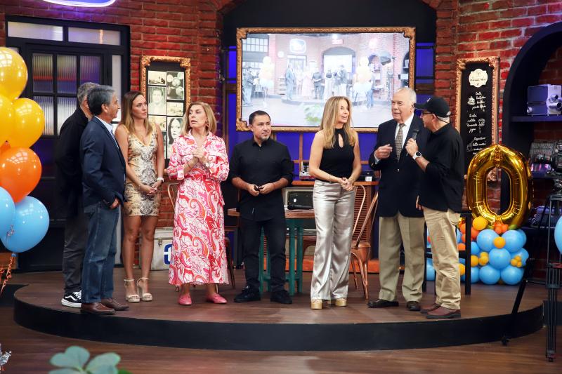 Viviana Nunes fue una de las invitadas al festejo de los 10 años de REC TV