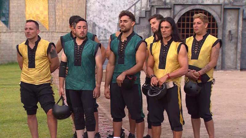 Hombres de Ganar o Servir antes de su prueba individual